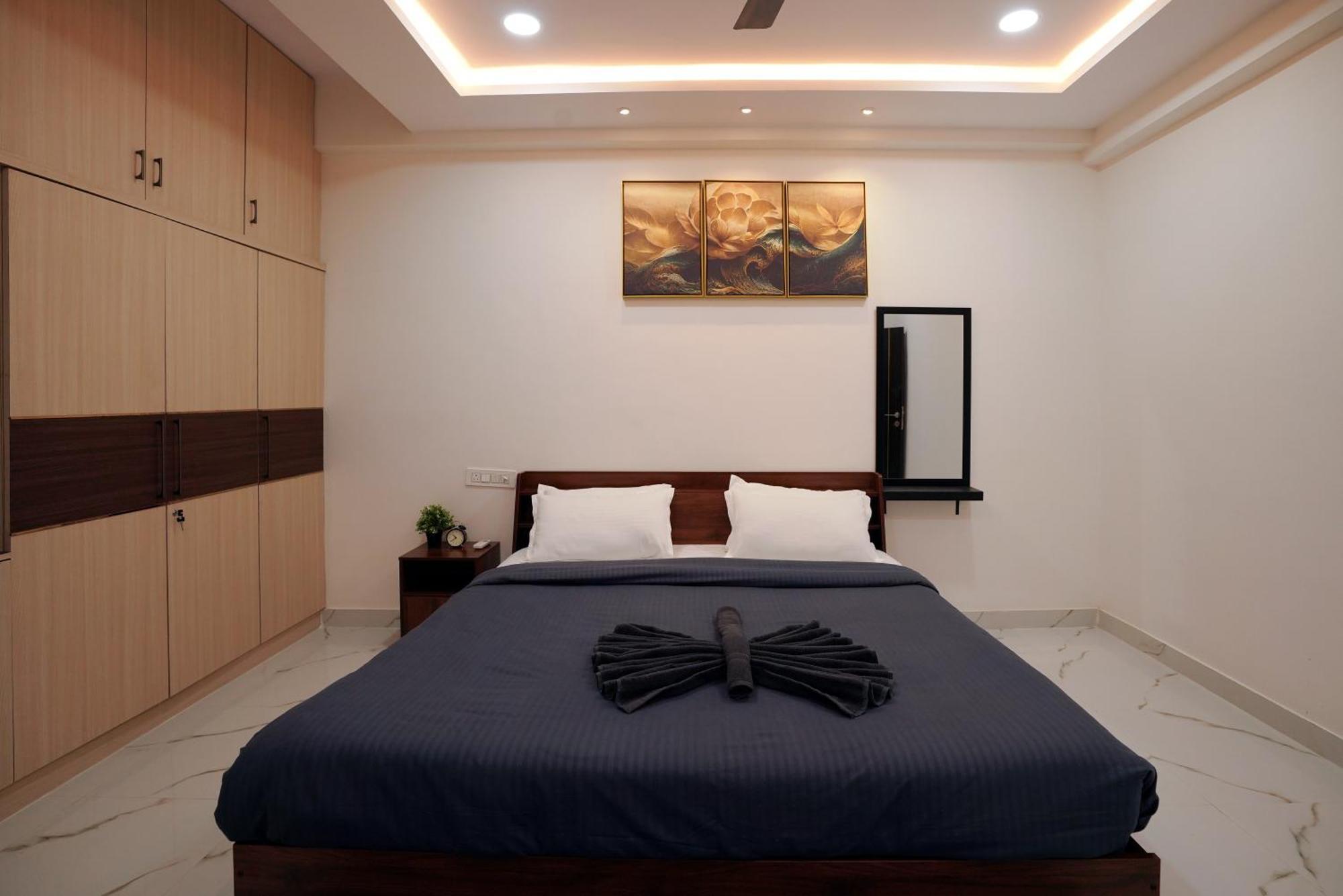 N Cube Serviced Apartments Hyderabad Exteriör bild